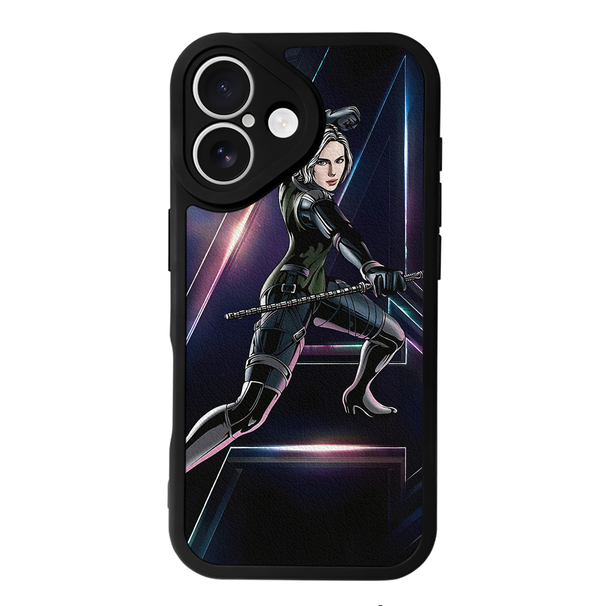 （画像用） アベンジャーズ The Avengers 【iPhone 16シリーズ対応】シリコンスマホケース（レザー調） 材質：シリコン
